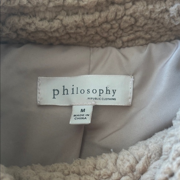 Philosophy Brown Teddy Jacket - Picture 2 of 5